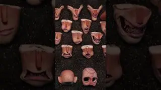 Let's make a handmade puppet face replacemant (NO 3D printing)#stopmotion#backstge