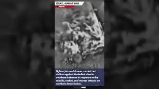 fighter jets and drones carried out strikes against Hezbollah sites in southern Lebanon