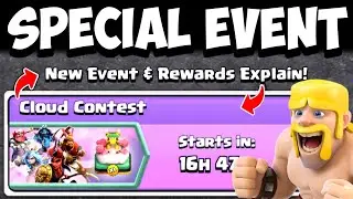 Cloud Contest! New Special Event Fully Explained With Free Rewards in Clash of Clans 🤩🔥