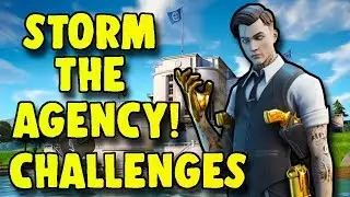 COLLECT GOLD BARS LOCATIONS & REWARDS | STORM THE AGENCY CHALLENGE GUIDE | FORTNITE