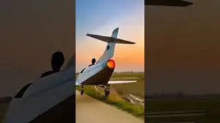 Pakistani Home Made Airplane Try to Fly #airplane #homemade #trend #viral #shorts
