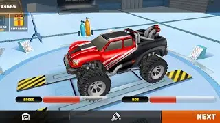 Mountain climb stunt