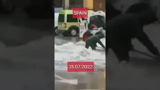 Hailstorm in Spain #Shorts