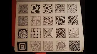 1001 Easy tangle patterns #219