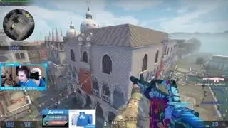 CS:GO - Shroud INSANE Boost/Skywalk GLITCH on Canals! (New Map)