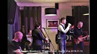 Blue on black - Upman Electric Bluesband, live @ restaurang Viva, 2019-11-14