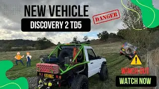 GREEN LANING OUCH - DISCOVERY 2 TD5 - WINCH OUT TASK - SHROPSHIRE!