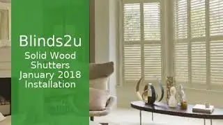 Blinds2u solid wood shutters