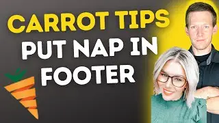 Investor Carrot Tip #1 🥕 Put Business NAP In Footer Of Website For Better SEO