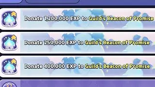 Cookie Run Kingdom Donate EXP To Guild Beacon Of Promise