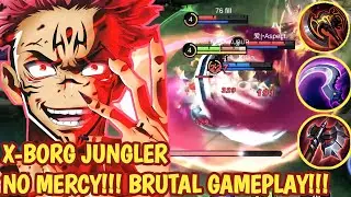X-BORG JUNGLER NO MERCY‼️| BEST BUILD X-BORG 2023 | BUILD X-BORG TERSAKIT 2023