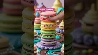🍬 Macaron Cuties in Candy Village Slime ASMR Toys