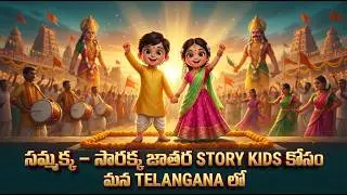 సమ్మక్క సారక్క జాతర కథ  Kids Special Telugu Story  Telangana Culture