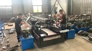 How to make U Channel and Hat Channel in one machine / How's working of this two in one roll former