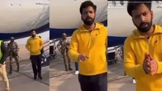 Indigo Passenger Taken Away After Hitting The Pilot