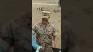 Former Drill Instructor Gives a Real Scare #marines #army #military #navy #marine #usmc #bootcamp