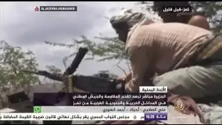 رصد معارك تقدم المقاومة والجيش الوطني في المداخل الغربية والجنوبية الغربية من تعز
