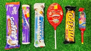 ASMR Most Popular Candies / Lots of colorful rainbow lollipops /Kinderjoy and Cosby opening 