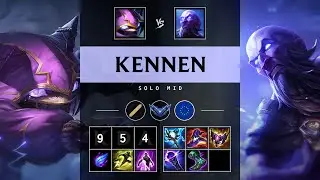 Kennen Mid vs Ryze - EUW Diamond Patch 25.18
