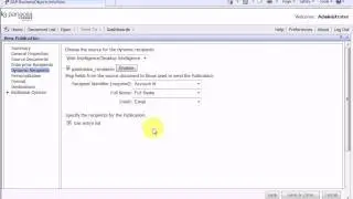 SAP Business Objects - Using publications