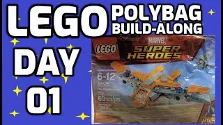 Lego Polybag Build-along Day 01 - The Guardians' Ship (30525) Assembly and Review