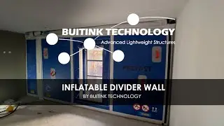 Inflatable divider wall