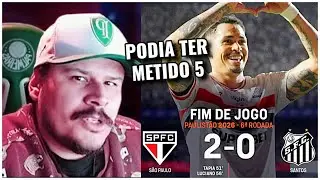 FOI UM PASSEIO! ANÁLISE DE SÃO PAULO 2 X 0 SANTOS | NIOQD Clips