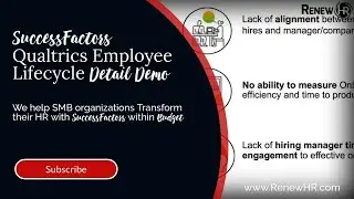 SAP Qualtrics Employee Lifecycle I A create tool for SuccessFactors