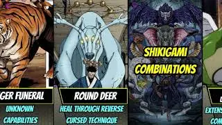 All Shikigami in Ten shadows technique ||Jujutsu Kaisen||Megumi Fushiguro||