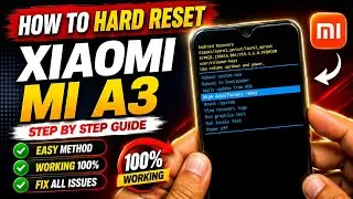 How to hard reset Xiaomi Mi A3