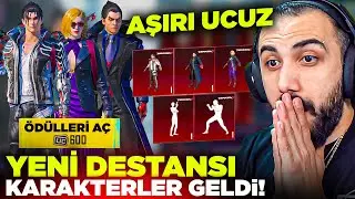 600 UC YENİ DESTANSI TEKKEN KARAKTERLERİ GELDİ!! 😱 BUGA SOKUP FULLEDİK! | PUBG MOBILE