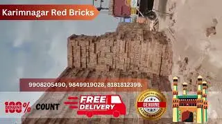 Karimnagar Red Brick Manufacturers - Free Delivery @ Hyderabad - No.1 Pure Orginal Standard Quality