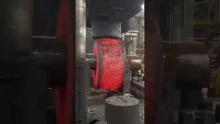 Industrial Forging with an Iron Hammer Machine ⚙️