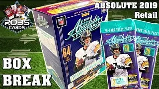 Absolute Football 2019 retail box & fat pack break 🏈🏈🏈 RobsCards