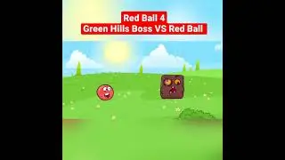 Red Ball 4 - Level 15 - Green Hills Boss VS Red Ball | Speed Gameplay #Shorts