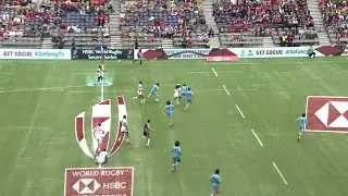 Carlin Isles scores his 100th try