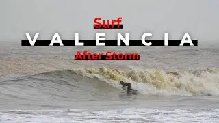 Surfing Unexpected Chocolate Waves | Valencia Surf Mediterr&aacute;neo After Storm! #valencia #surf