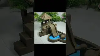 Beautiful miniature mud house making || #clayhouse #mudhouse #craft