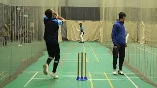 SAAD RAAZI IN SHARKS CRICKET ACADEMY WINTER TRAINING 2023