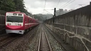 642次 莒光號 後方路程景 松山&rarr;福隆 Train Number 642 Chu-Kuang Express rear scenic view Songshan&rarr;Fulong