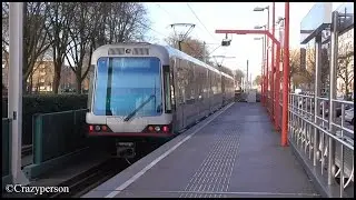 RET metro/sneltram 2x5400 vertrek Prinsenlaan ri. Binnenhof
