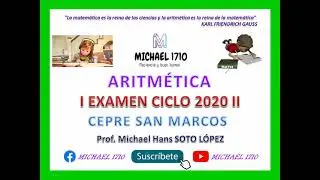 Cepre San Marcos 2020 II, Primer Examen Virtual - Aritm&eacute;tica