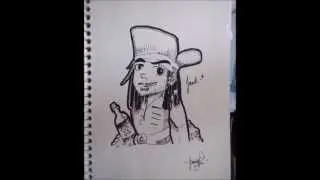 Drawing Chibi Jack Sparrow -Who wants a Cookie?