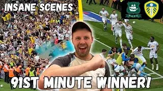 THE MOMENT LEEDS UNITED BECAME CHAMPIONS IN THE 91ST MINUTE!