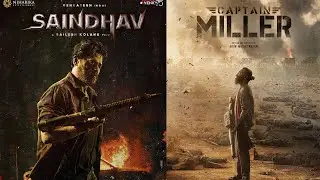 Saindhav Trailer with Captain Miller Trailer Audio.
