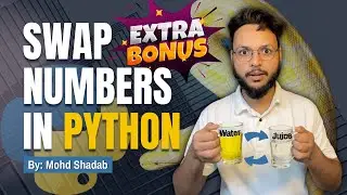 Python Basics: Swap Two Numbers in Hindi | Bonus Short Trick