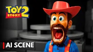 AI Generates HEART POUNDING TOY STORY 2 Woodys Roundup Scene!