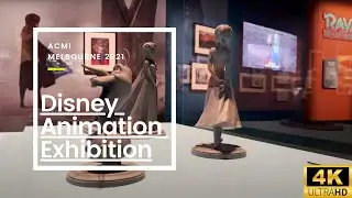 Disney Exhibition Melbourne - Disney Animation Exhibition | ACMI Melbourne 2021|4K Exhibition Tour |