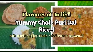 Chole Puri & Dal Rice in 1 Cooker #food #recipe #cooking #homemade #chole #puri
