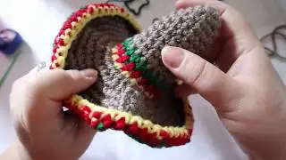 Left Handed Cinco De Mayo Cactus and Sombrero